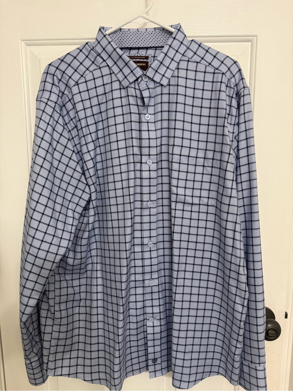 Johnston and Murphy non-iron Men’s Light Blue Dress Shirt